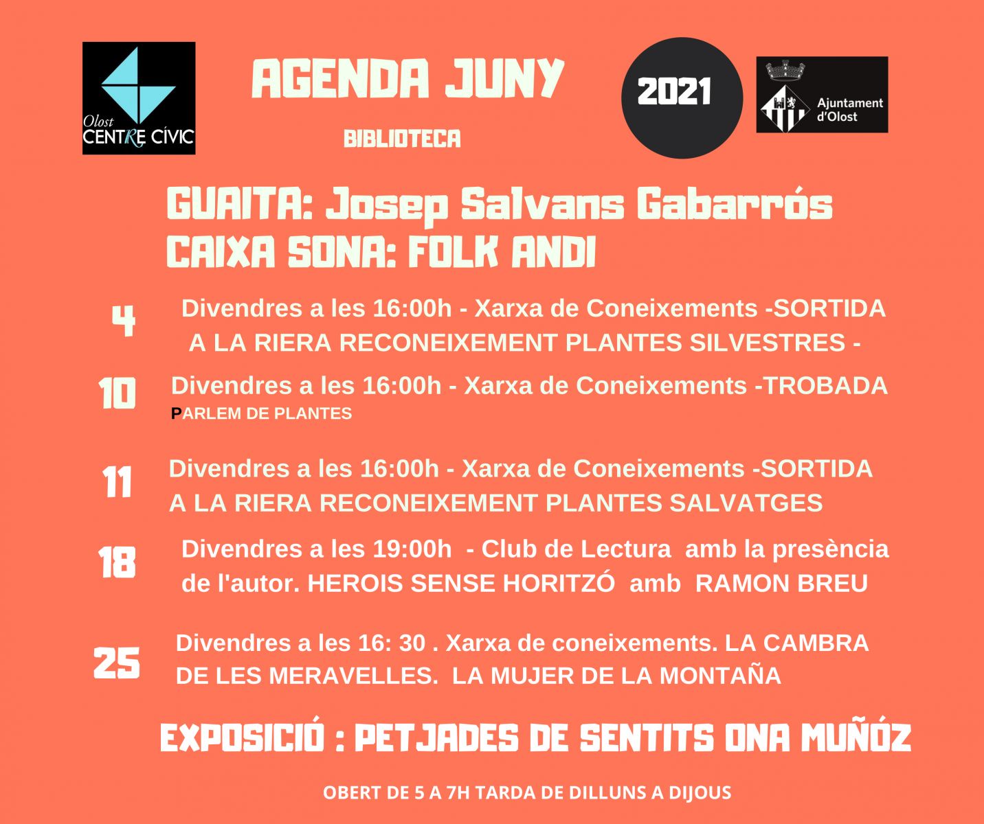 Agenda Juny Biblioteca